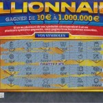 Ticket à gratter millionnaire en euros