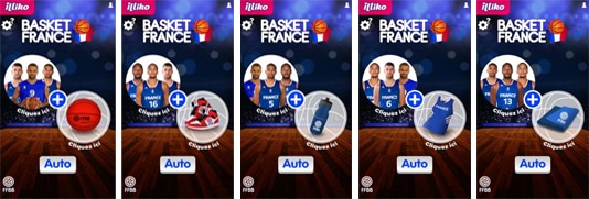 Jeu de grattage EURO de Basket 2015