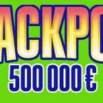 ticket JACKPOT 500 000 disponible en ligne