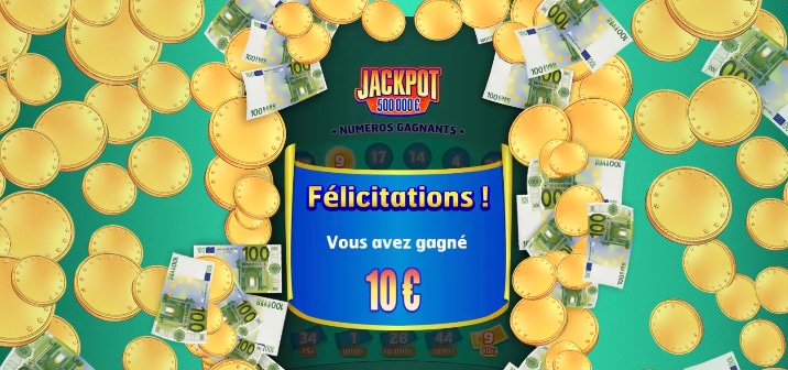 Le jeu JACKPOT 500000 fdj