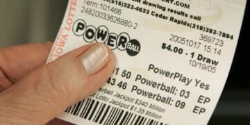 ticket de jeu Powerball