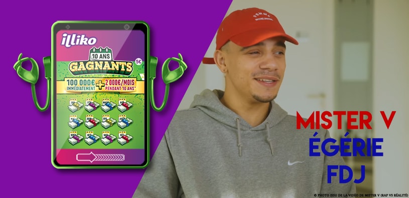 Mister V nouvelle voix de illiko FDJ