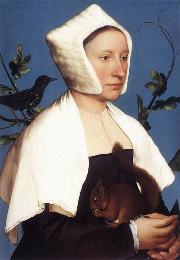 Hans-Holbein-dame-à-l'écureuil-National-Gallery-LONDRES