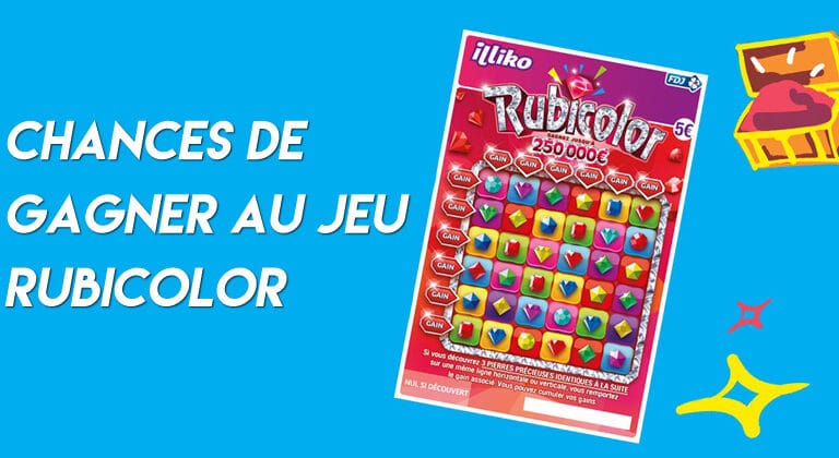Nouveau ticket de grattage FDJ Rubicolor