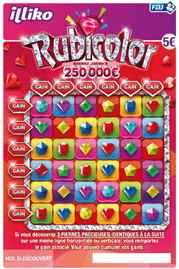 le nouveau jeu RUBICOLOR 250 000 euros