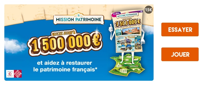 Essayer et jouer au nouveau jeu Mission Patrimoine FDJ