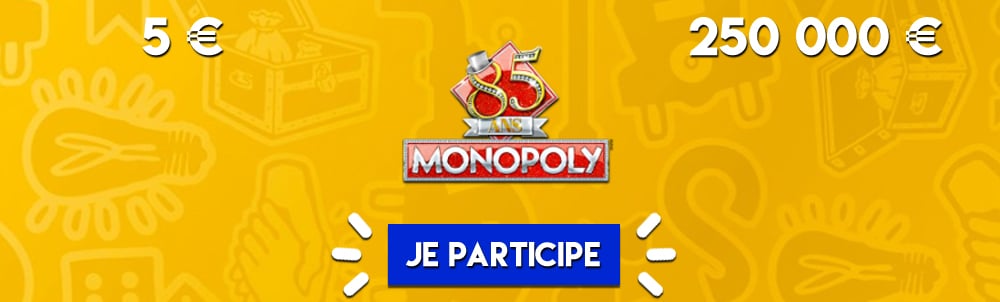 Le ticket gratter Monopoly de la FDJ
