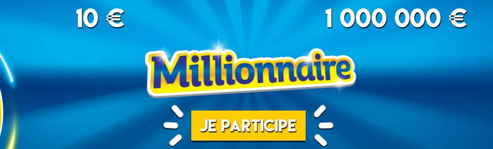 jeu à gratter Millionnaire liste